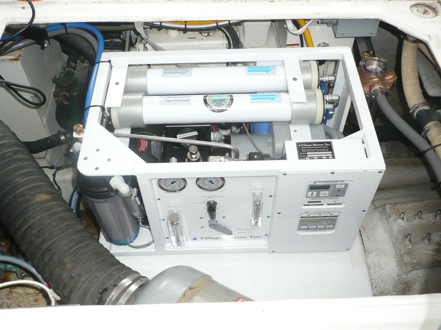 Marine refrigeration system service and installation