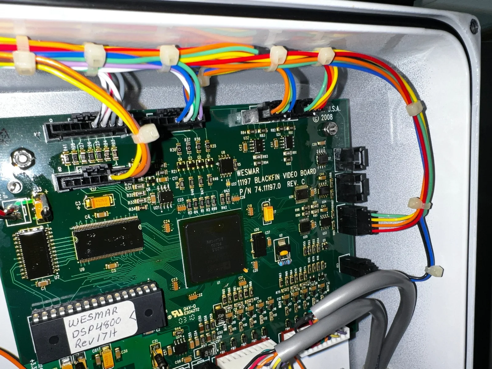 WESMAR DSP4800 control-board service detail